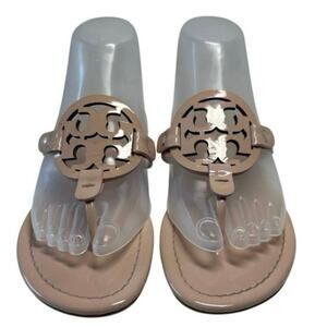 Tory Burch Miller Sandals in Seashell Pink with Box. Size 7.5